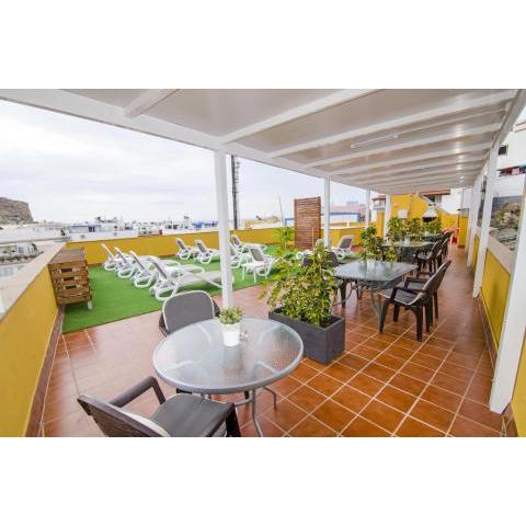 2 bedrooms appartement at Lomo Quiebre 200 m away from the beach with sea view furnished terrace and wifi