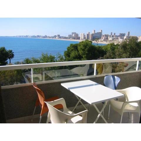 2 bedrooms appartement with sea view shared pool and balcony at El Campello