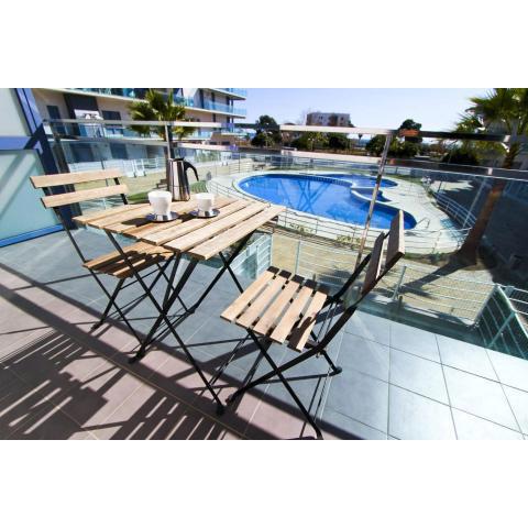 3 bedrooms appartement at Cambrils 500 m away from the beach with sea view shared pool and enclosed garden