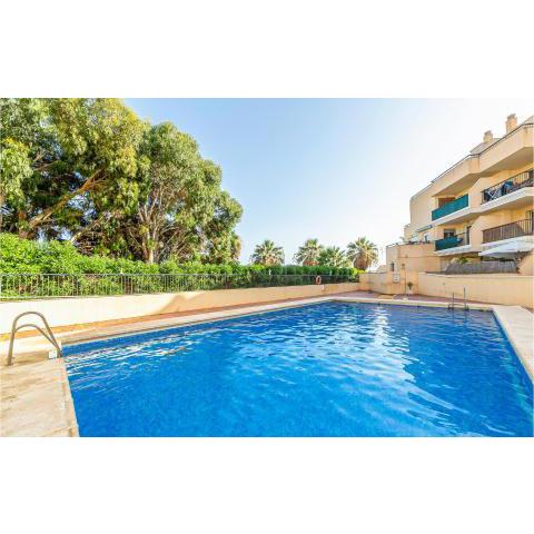 Amazing apartment in Roquetas de Mar with Outdoor swimming pool, WiFi and 1 Bedrooms