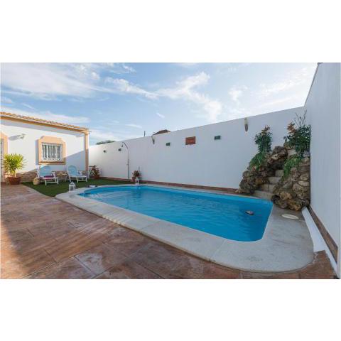 Amazing home in San Jose del Valle with 2 Bedrooms, WiFi and Outdoor swimming pool