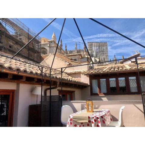 Apartamento Canónigo - terraza con vistas