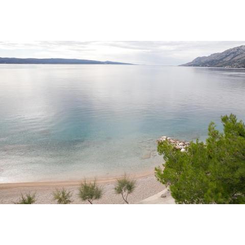 Apartment in Brela with sea view, terrace, air conditioning, Wi-Fi (3524-2)