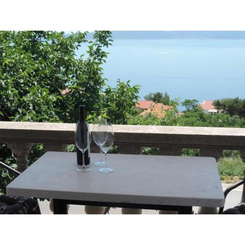 Apartment in Brela with sea view, WiFi, washing machine (4947-1)