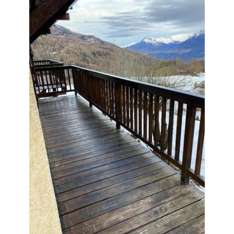 Appartement de 2 chambres avec balcon amenage a Les Orres a 2 km des pistes