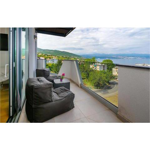 Awesome apartment in Lovran with WiFi and 1 Bedrooms