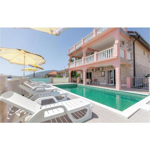 Awesome home in Trogir with WiFi, Outdoor swimming pool and Heated swimming pool