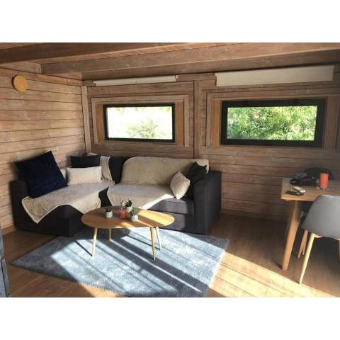 Chalet bois cosy avec piscine Aix nature