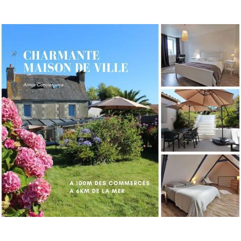 Charmante Maison de ville à 6 km de la mer