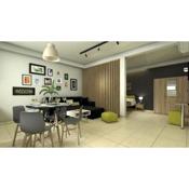 comfy center rodos - green