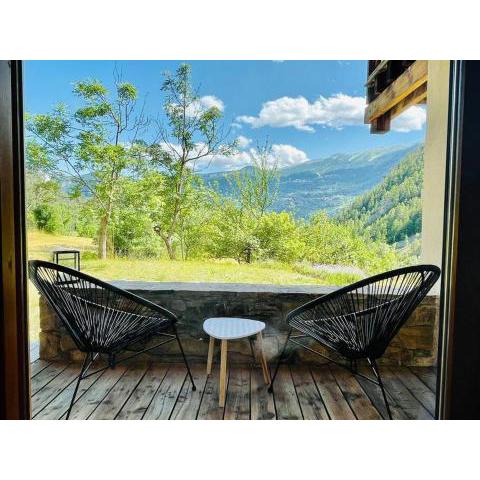 Cosy en Ecrins, terrasse avec vue ***