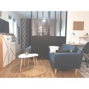 Cosy flat proche Gare & Parking - clim