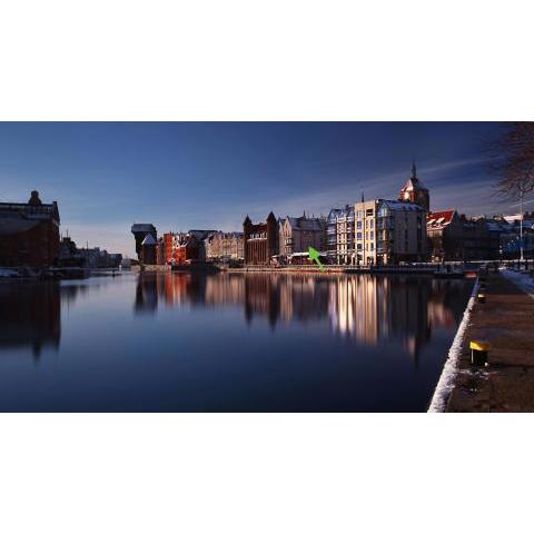 Gdansk Old Town River View