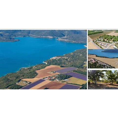 GORGES DU VERDON CAMPING 3 etoiles PROCHE DU LAC DE STE CROIX NBRES ACTIVITES NAUTIQUES RADONNEES ETC ENTOURE DE CHAMPS DE LAVANDES 4 PERS TOUT INCLU