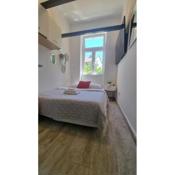 Miniscule Room w Floor Heating, Tiny Ensuite Bath & 55'' TV