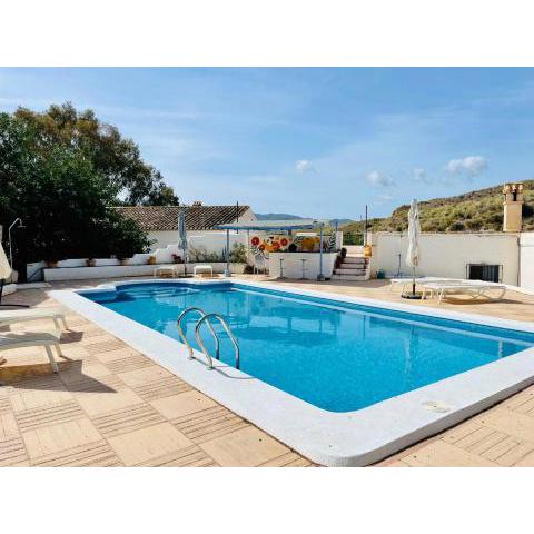 Mojacar farmhouse apartments with pool