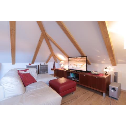 Romantic apartment in the attic