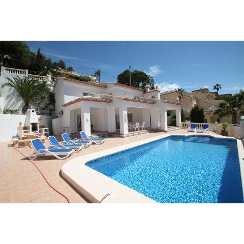 Sesam - sea view villa with private pool in Moraira