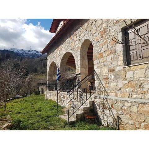 Stone Mountainhouse near Kalavryta, North Peloponnese, Greece