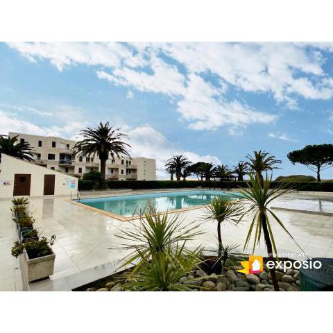 Studio 4 couchages piscine , plage , vue canigou