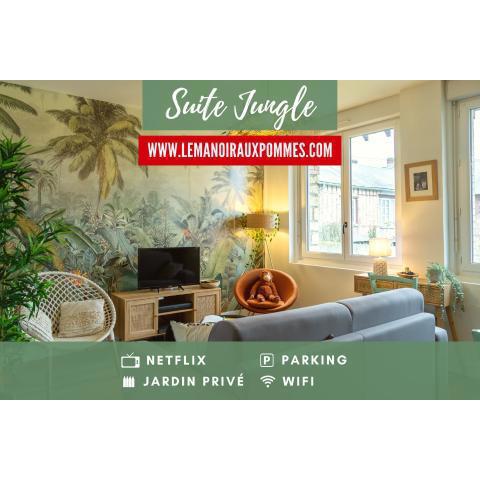 SUITE JUNGLE - JARDIN, NETFLIX et PARKING - Le Manoir aux Pommes