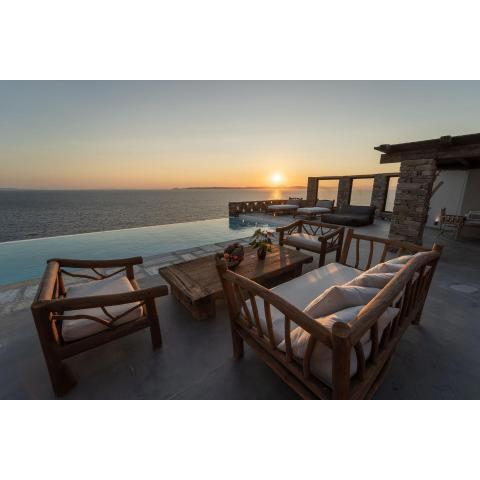 VILLA CARPE DIEM: sea & sunset view in Kea island