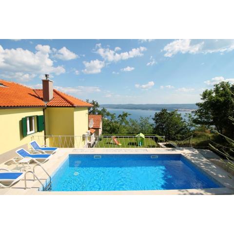 Villa Maruncela with sea and island views, 5 bedrooms, private pool, gym