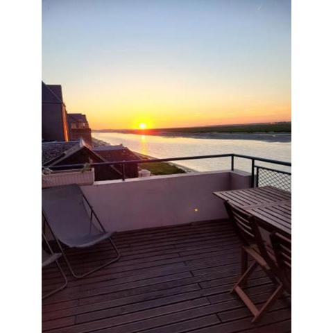 Vue et terrasse panoramique sur la Baie de Somme